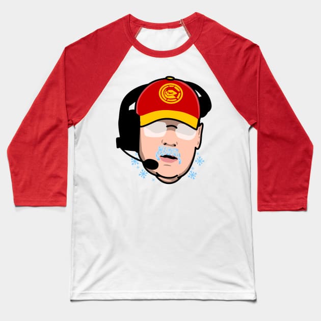 Frozen mustache Baseball T-Shirt by Bestmatch